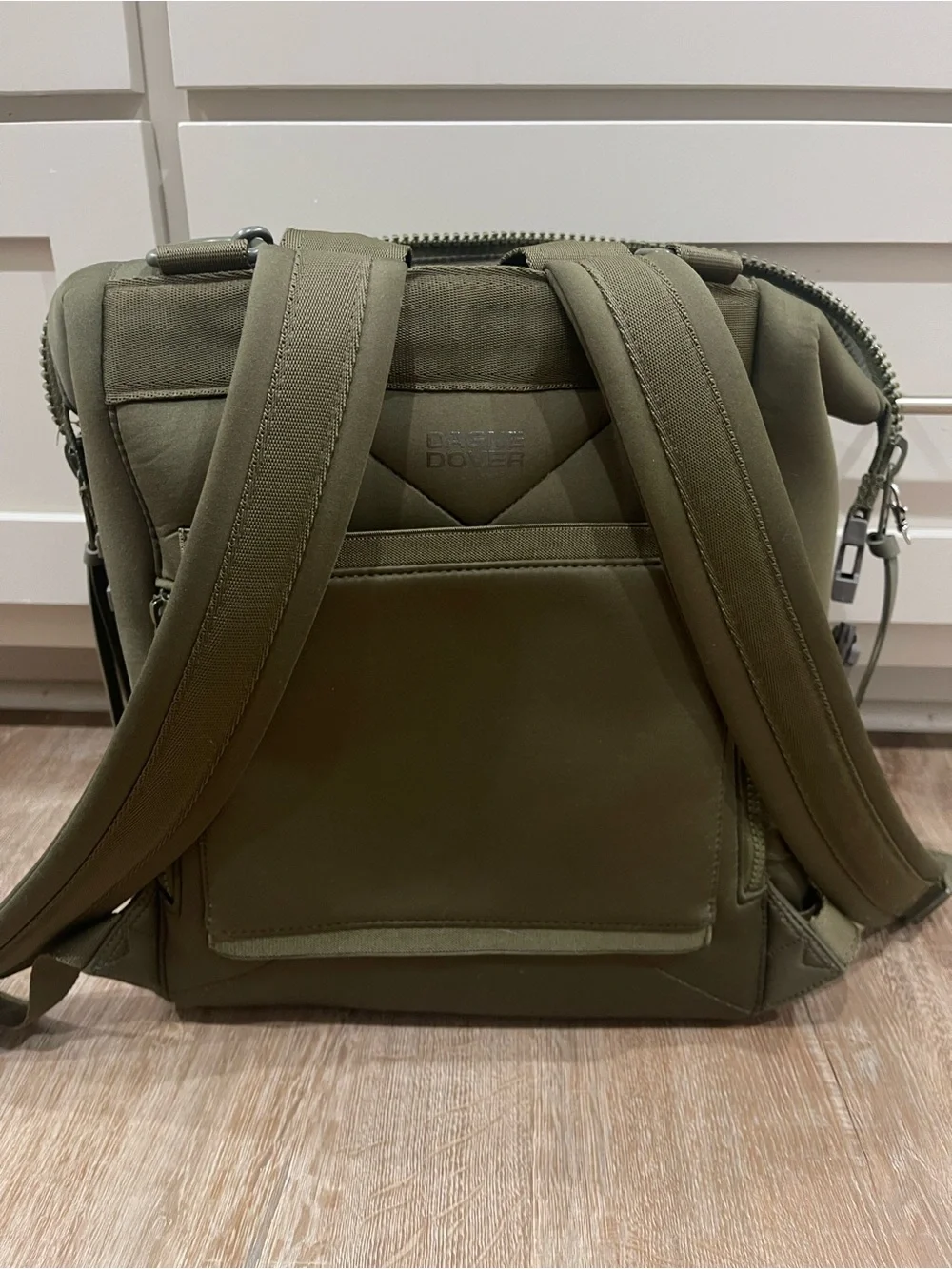 Dagne Dover Olive Green Baby Bag Backpack